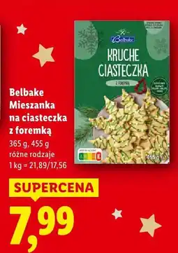 Lidl Mieszanka na ciasteczka z foremką Belbake oferta