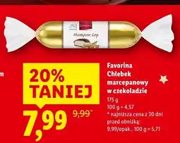 Lidl Chlebek marcepanowy w czekoladzie Favorina oferta
