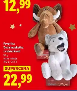 Lidl Duża maskotka z cukierkami Favorina oferta