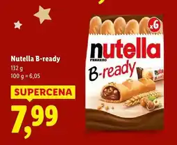 Lidl Batoniki B-ready Nutella oferta