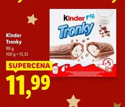 Lidl Czekoladki Kinder Tronky oferta