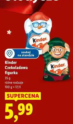 Lidl Czekoladowa figurka Kinder oferta