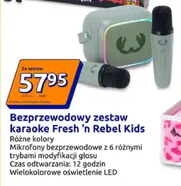 Action Bezprzewodowy zestaw karaoke Fresh 'n Rebel Kids oferta