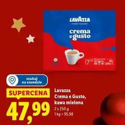 Lidl Kawa mielona Crema e Gusto Lavazza oferta