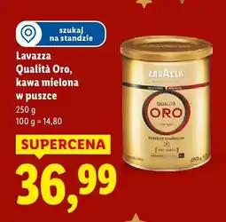 Lidl Kawa mielona w puszce Qualità Oro 250 g Lavazza oferta