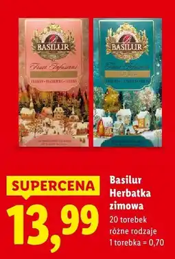 Lidl Herbatka zimowa Basilur oferta