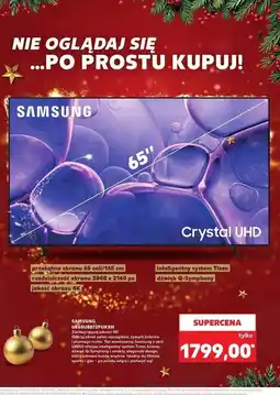 Kaufland Telewizor ue65nu8072 Samsung oferta