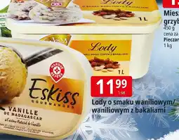 E.Leclerc Lody o smaku waniliowym/ waniliowym z bakaliami oferta