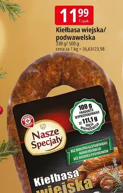 E.Leclerc Kiełbasa wiejska/ podwawelska oferta