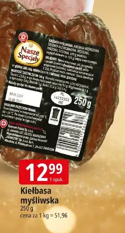 E.Leclerc Kiełbasa myśliwska oferta