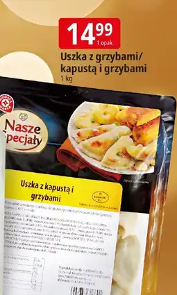 E.Leclerc Uszka z grzybami/ kapustą i grzybami oferta
