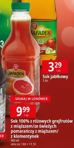 E.Leclerc Sok 100% z różowych grejfrutów z miąższem/ze świeżych pomarańczy z miąższem/ z klementynek oferta