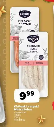 Netto Kiełbaski z szynki Mistrz Rohus oferta