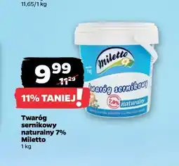 Netto Twaróg sernikowy naturalny 7% oferta