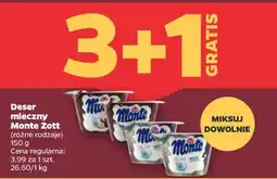Netto Deser mleczny Monte Zott oferta