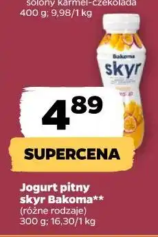 Netto Jogurt pitny skyr Bakoma oferta