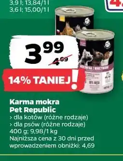 Netto karma mokra Pet Republic oferta