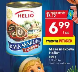 Lewiatan Masa makowa Helio 850 g oferta