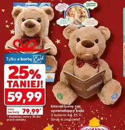 Kaufland Interaktywny miś opowiadający bajki oferta