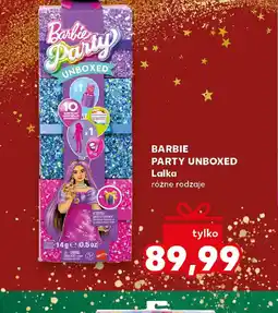 Kaufland Barbie Party Unboxed Lalka oferta