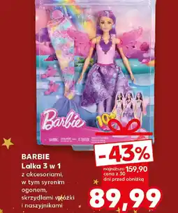 Kaufland Barbie Lalka 3 w 1 oferta
