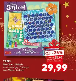 Kaufland Trefl Gra 2 w 1 Stitch oferta