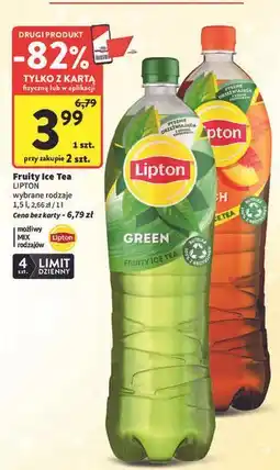 Intermarche Herbata mrożona classic Lipton Green Ice Tea oferta