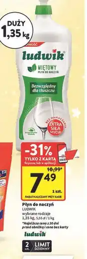 Intermarche Płyn do mycia naczyń miętowy Ludwik oferta