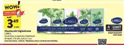 Intermarche Chusteczki higieniczne mint Labell oferta