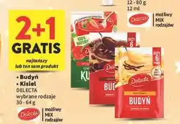 Intermarche Kisiel truskawkowy z kawałkami owoców Delecta Owocowy Kubek oferta