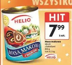 Intermarche Masa makowa z bakaliami Helio oferta
