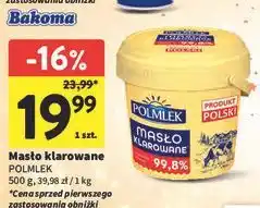 Intermarche Masło klarowane Polmlek oferta