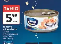 Intermarche Tuńczyk w kawałkach sosie własnym Lisner oferta