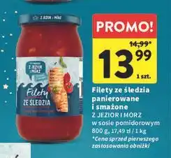 Intermarche Filety ze śledzia w sosie pomidorowym Z Jezior I Mórz oferta