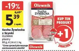 Intermarche Kiełbasa żywiecka Olewnik oferta