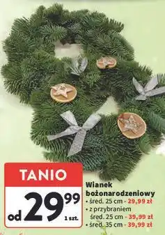 Intermarche Wianek świąteczny 35 cm oferta