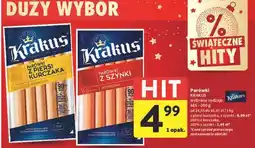 Intermarche Parówki z szynki Krakus Animex oferta