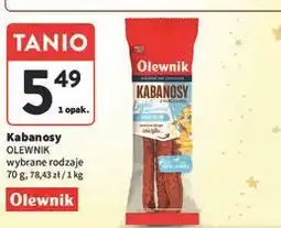 Intermarche Kabanosy z kurczakiem light Olewnik oferta