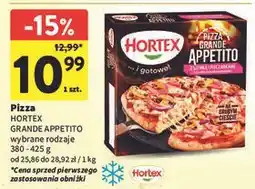 Intermarche Pizza grande appetito z szynką i pieczarkami Hortex oferta