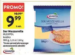 Intermarche Ser mozzarella - kostka Mlekpol oferta