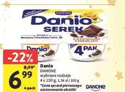 Intermarche Serek z kawałkami czekolady Danone Danio oferta