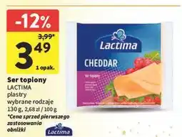 Intermarche Ser topiony cheddar Lactima oferta