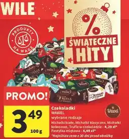 Intermarche Czekoladki Wawel Pastylka Miętowa oferta