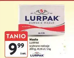 Intermarche Masło klasyczne 82% Lurpak oferta