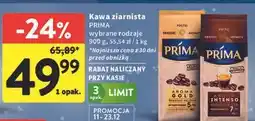 Intermarche Kawa Cafe Prima Aroma Intenso oferta