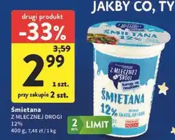 Intermarche Śmietana 12% Z Mlecznej Drogi oferta