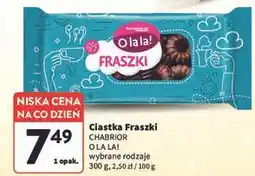 Intermarche Ciastka fraszki w czekoladzie O La La! oferta