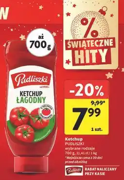 Intermarche Ketchup łagodny Pudliszki oferta