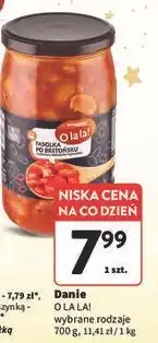 Intermarche Fasolka po bretońsku z kiełbasą i boczkiem O La La! oferta