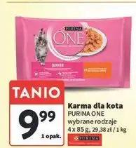 Intermarche Karma dla kota junior z kurczakiem i marchewką Purina One oferta